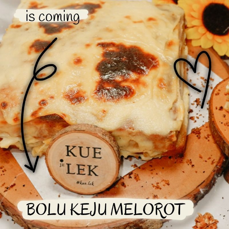 

Bolu Keju Melorot (L ukuran 22cm x 22cm)