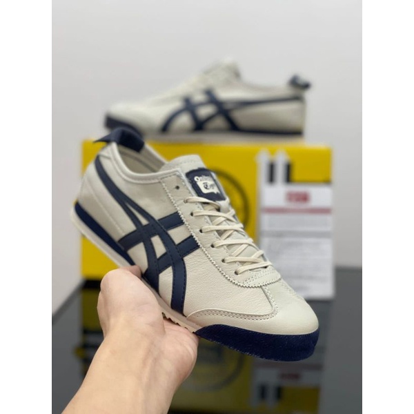 Sepatu Onitsuka Tiger Mexico 66 SD Crame Navy Made In Vietnam