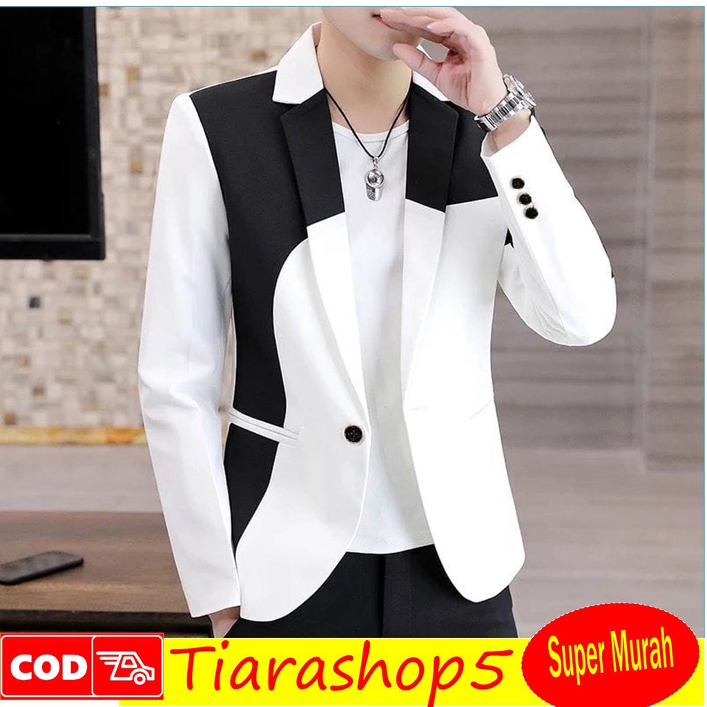 Jaz Blazer Pria Trandy Fashion Modern Kekinian / Jas Style Korea Pesta