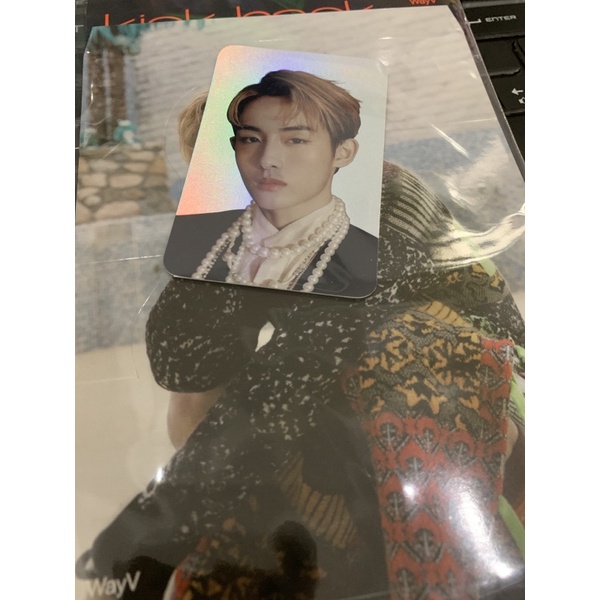 SEALED WAYV OFFICIAL KICKBACK HOLOGRAM WINWIN PHOTOCARD SET