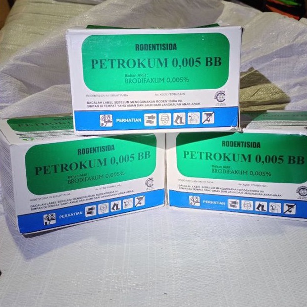 RACUN TIKUS ORIGINAL PETROKUM 1 BOX ISI 10PC MATI KERING TIDAK BERBAU