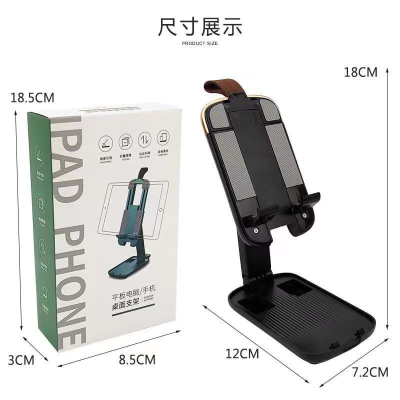 Dudukan Stand Handphone - Holder Tab Lipat Universal Folding Desktop HD39