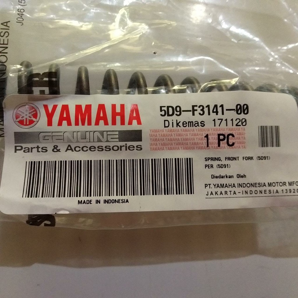 Pir Shock Depan Spring FR Fork Yamaha Vega Z R 5D9 F3141 00