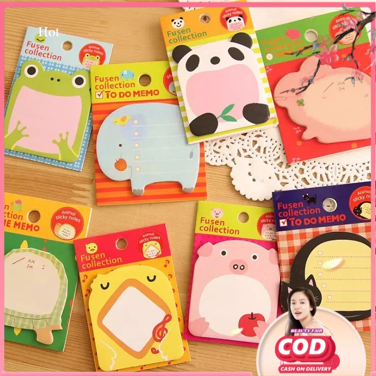 

[BF] STICKY NOTES ANEKA BINATANG LUCU CUTE ANIMAL / MEMO TO DO LIST NOTE / MEMO IT , STICK IT