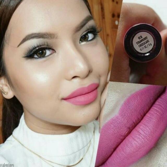 JORDANA Sweet Cream Matte Liquid Lip Color - Strawberry Cheese