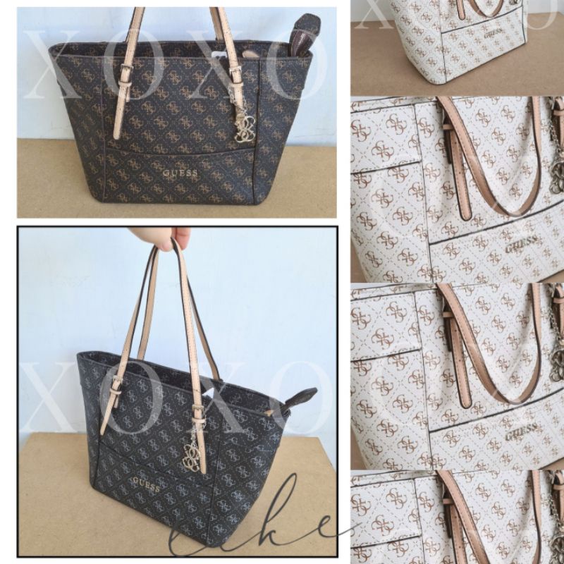 Tas Gs Delaney Medium / Satchel Brown Black / tas wanita fashion bag