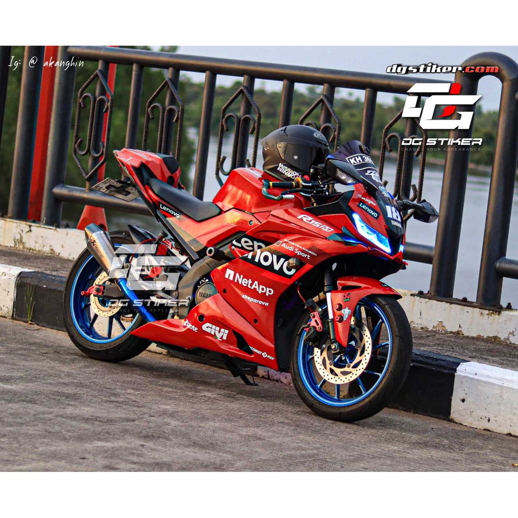Decal Striping Full Body R15 V3 Livery Ducati Lenovo