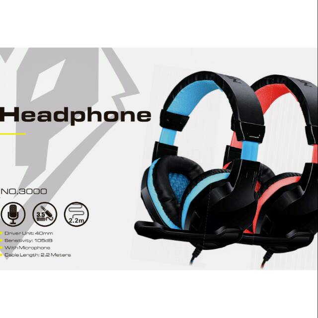 Headset Gaming nubwo no. 3000