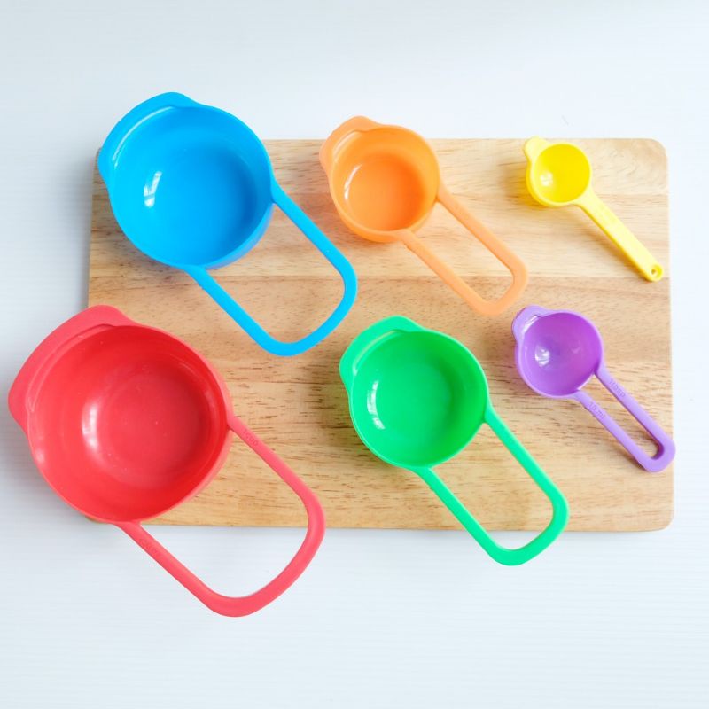 MJ88 SENDOK TAKAR 6 IN 1 SET SERBAGUNA / MEASURING SPOONS SUPER MURAH