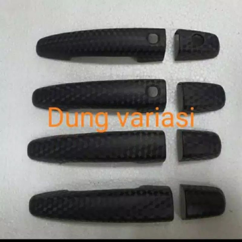 Cover handle all new Ertiga 2018 model smartkey / Keyless entry Hitam &amp; Chrome  jsl