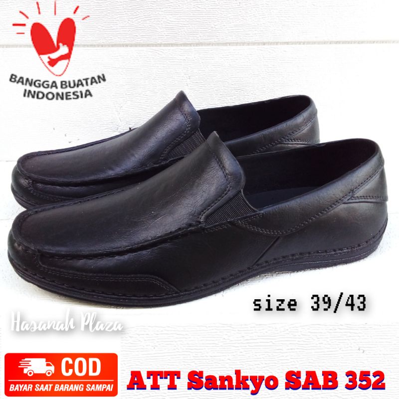 Sepatu Karet Pria/Sepatu Karet Pantofel Pria/Sepatu Karet Pria ATT AB 350/Sepatu Anti Air ATT Sankyo/Sepatu Karet Pria Formal