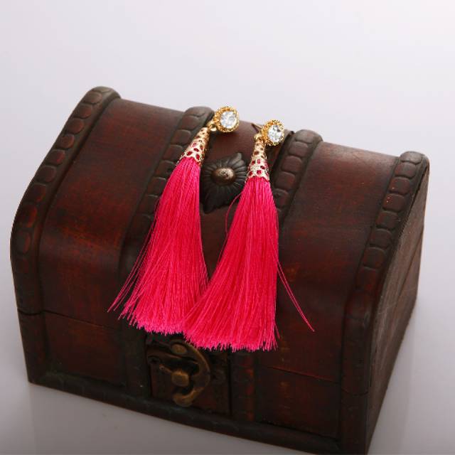 ACI 136 ANTING PANJANG INDIA ANTING PANJANG ANTING KOREA ANTING HOOP ANTING WANITA AKSESORIS FASHION