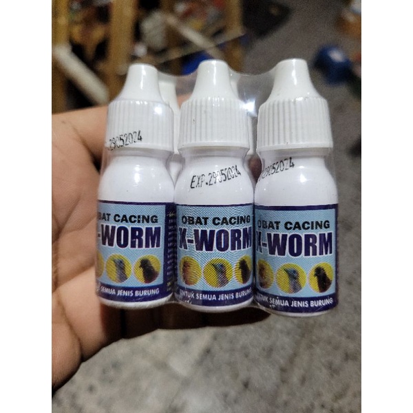 obat cacing burung x worm