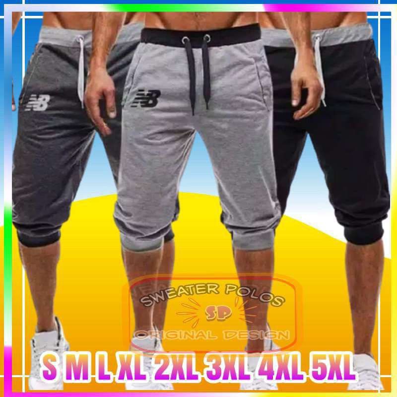 CELANA JUMBO / JOGGER 3/4  TRAINING OLAH RAGA PRIA WANITA UKURAN BIG SIZE S M L XL 2XL 3XL 4XL 5XL