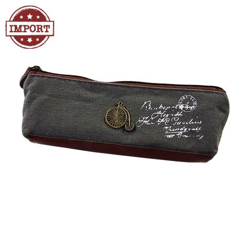 

ToP SALE Dompet Tempat Pensil Lucu Kotak Kanvas Alat Tulis Stationery Import