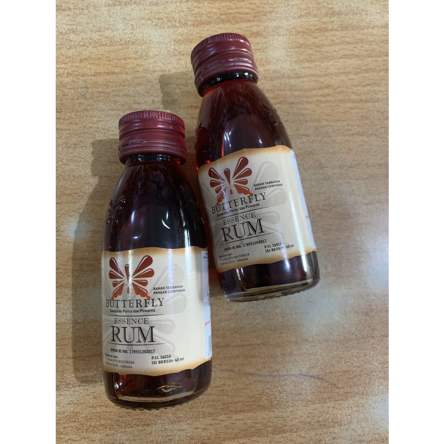 

Rum Butterfly 60 ml Rhum koepoe koepoe kupu kupu perisa flavor