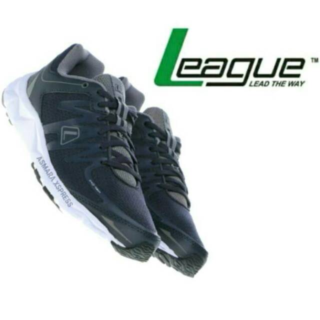 League Original New Volkov LA Sepatu Olahraga Lari - Nine Iron Cloudburst Putih