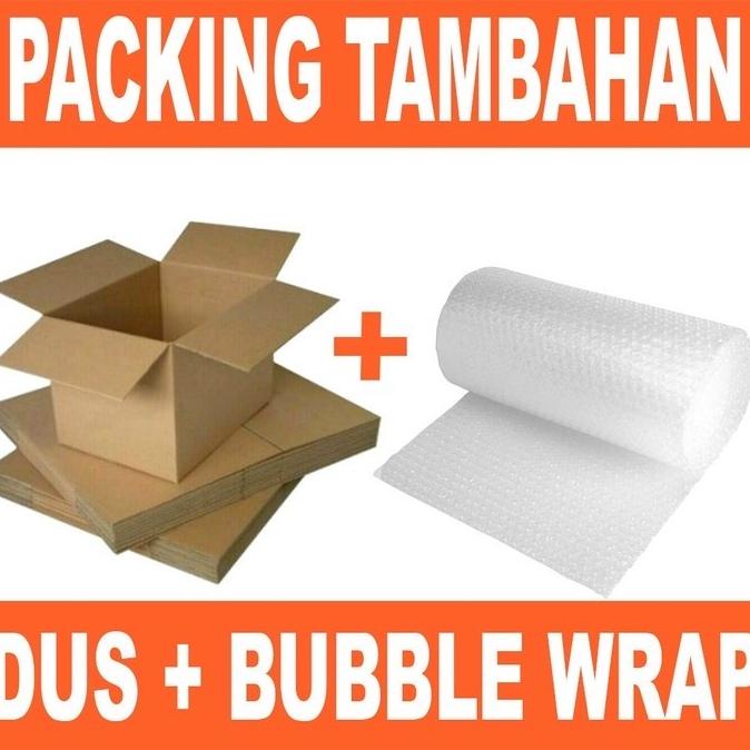 

PACKING TAMBAHAN BUBLE WARP DAN KARDUS PACKING TAMBAHAN - BUBLE KARDUS