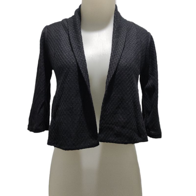 Cinema club outer cardigan crop wanita size m