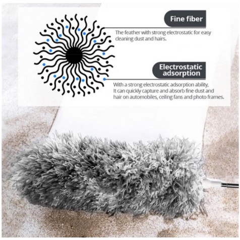 KEMOCENG PEMBERSIH DEBU TELESKOPIK MICROFIBER SERBAGUNA
