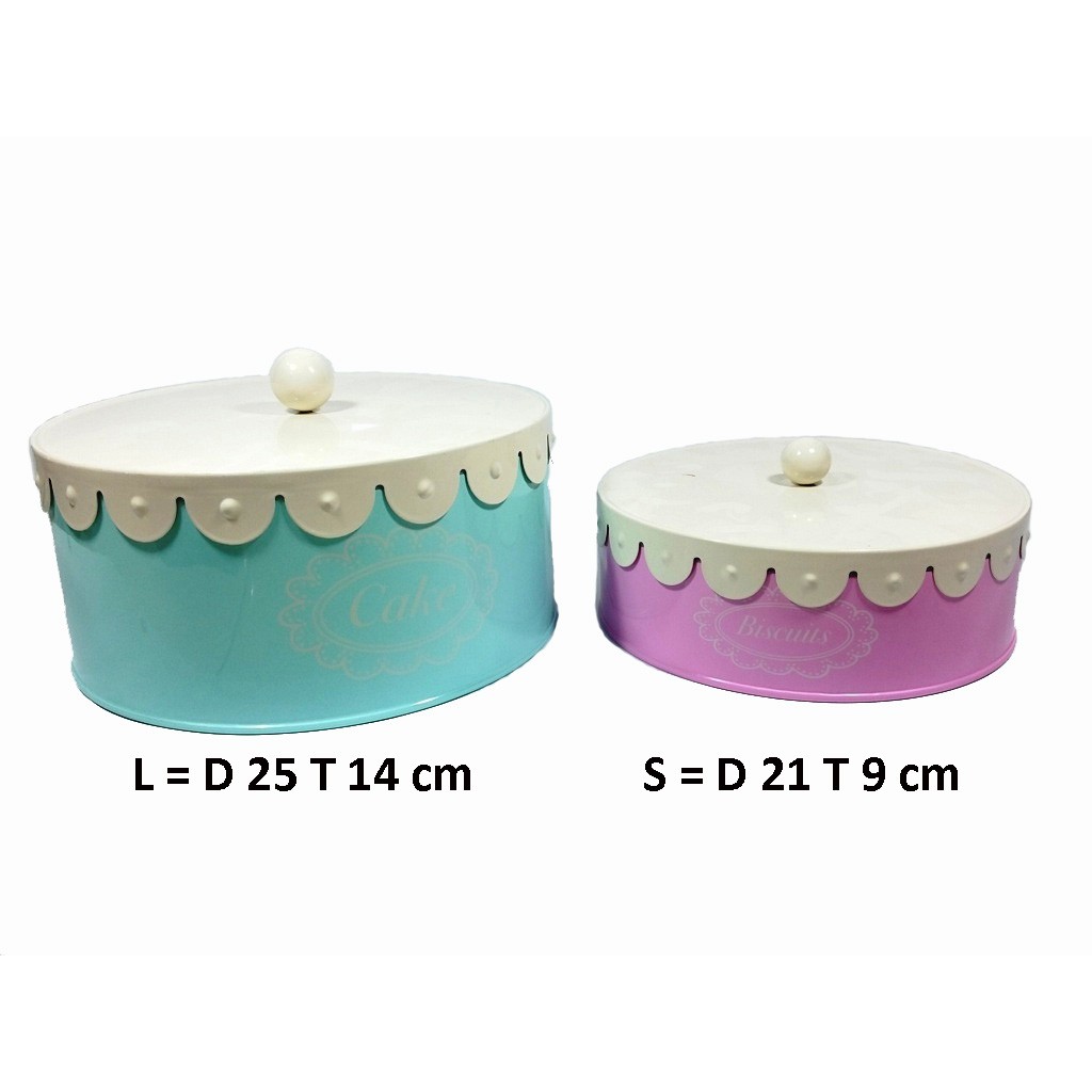 Toples Kaleng / Toples Biskuit / Kotak Biskuit / Kotak Makanan / Kaleng Vintage