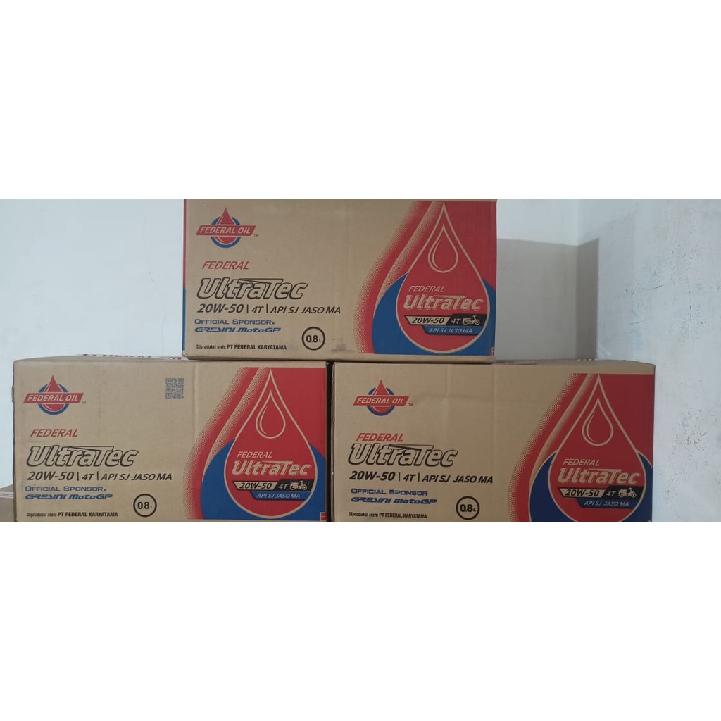 Oli Motor Federal Ultratec 1 dus isi 24Botol