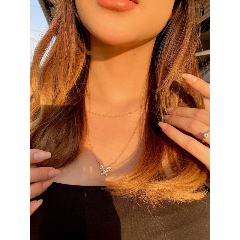 BABY BUTTERFLY / KALUNG WANITA - KALUNG H&M - KALUNG LIONTIN - NECKLACE