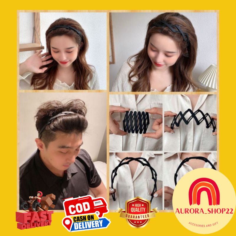 [COD] BANDO DOFF LIPAT IMPORT PRAKTIS BANDANA BANDO PRIA WANITA MATTE BANDO KOREA