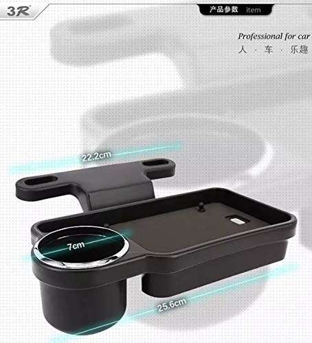 Car Table Tray + Cup Holder | Tempat Organizer Phone Jok Kursi Mobil