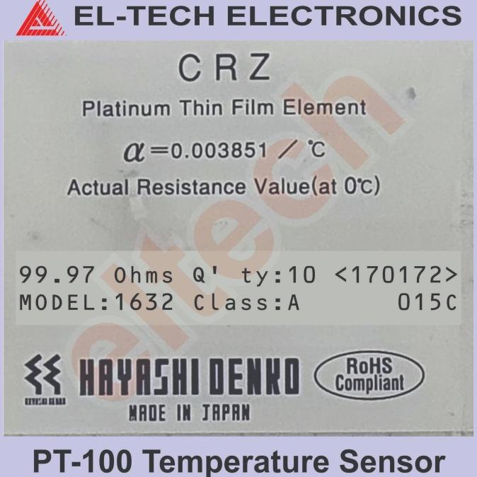 PT-100 PT100 PT 100 ohm Sensor Temperature Suhu elt3ch Berkualitas