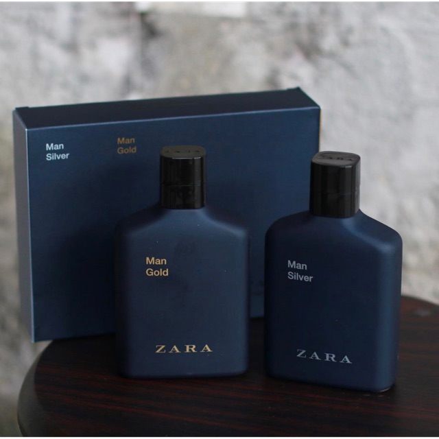 zara man gold silver