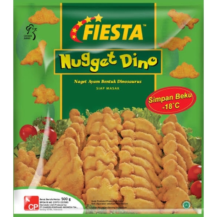 

FIESTA nugget dino berat 500gr