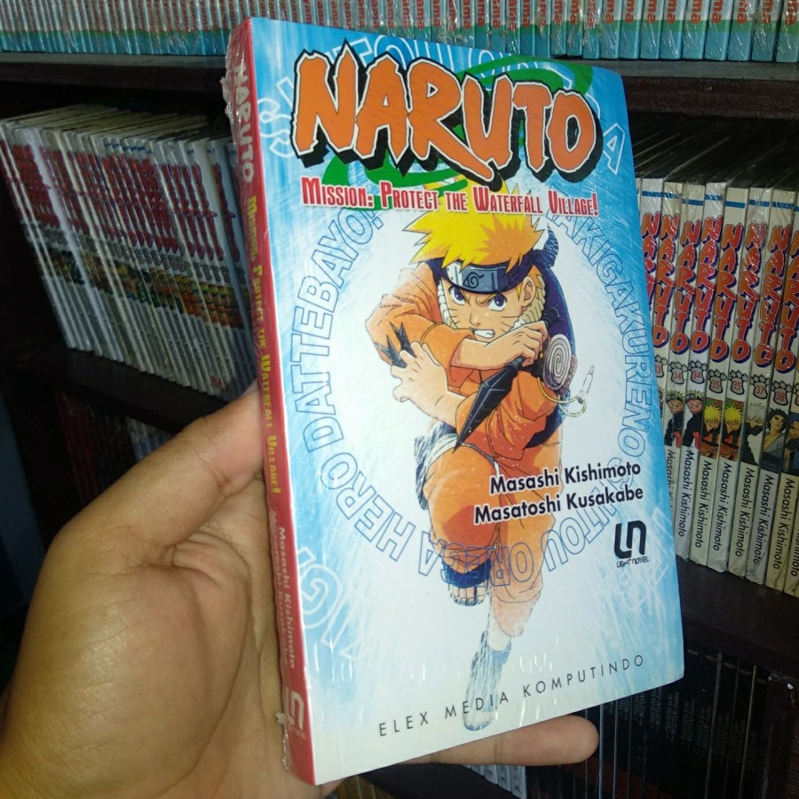 Light Novel Naruto: Mission Protect The Waterfall Village (Segel, Ori)