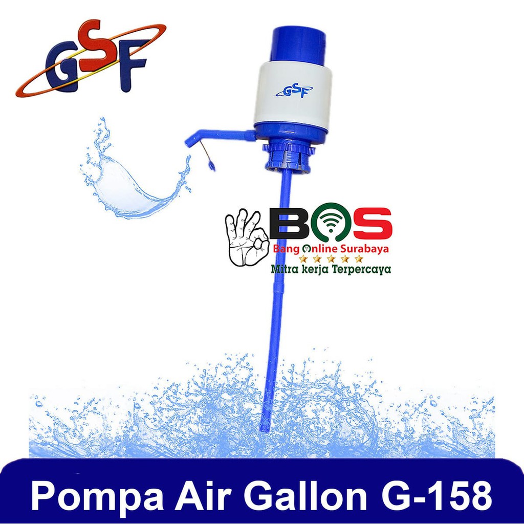 Pompa Air Manual Water Pump Manual Air Galon Aqua Manual GSF 158 GSF-158