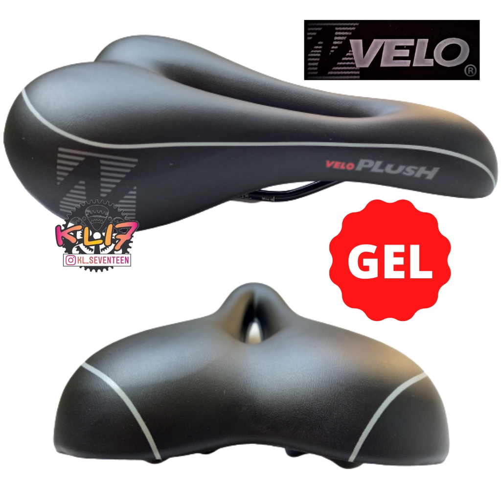 Terlaris Velo Sadel Sepeda Gel Vl 3134 Sadel Sepeda Mtb Folding Lipat Minion Minitrek Touring Saddle
