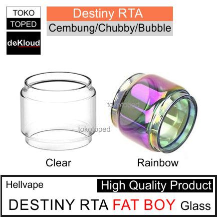 Fat Boy DESTINY Replacement Glass | kaca cembung bubble