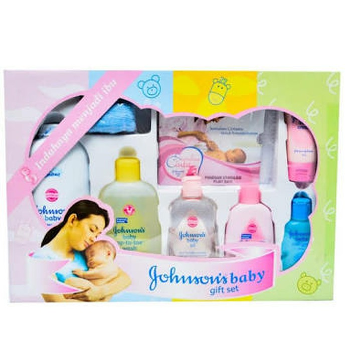 Johnson's Baby Gift Box / Paket Perlengkapan Mandi / Johnson Gift Set Terbaru Best Quality
