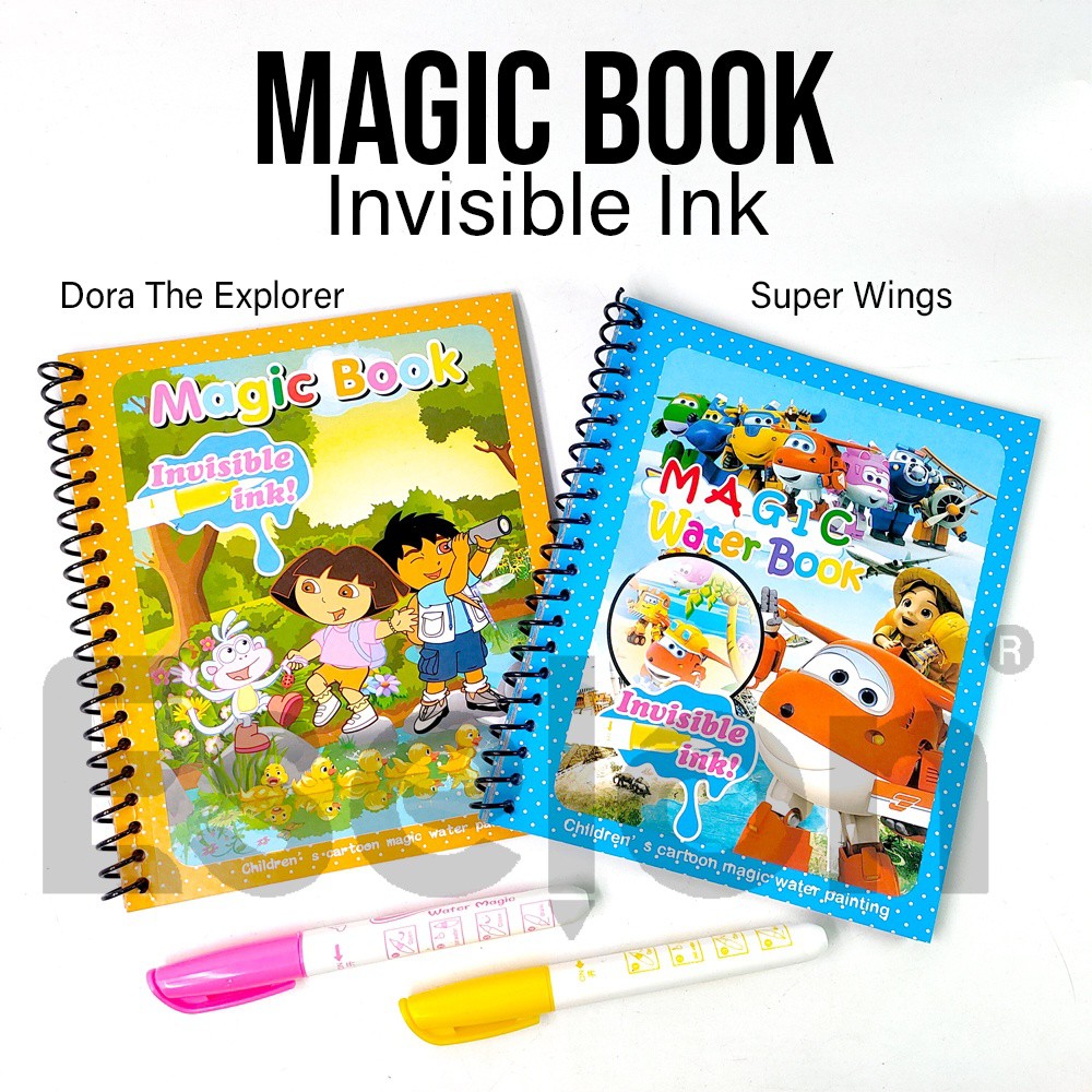 

Mainan Edukasi Buku Mewarnai Ajaib , Buku Mewarnai Water Doodle , Magic Water Book Edukasi Anak Sayang Anak