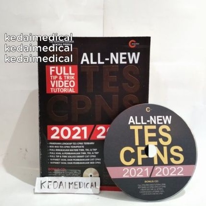 BUKU ALL NEW TES CPNS 2021-2022 PLUS CD TERBARU