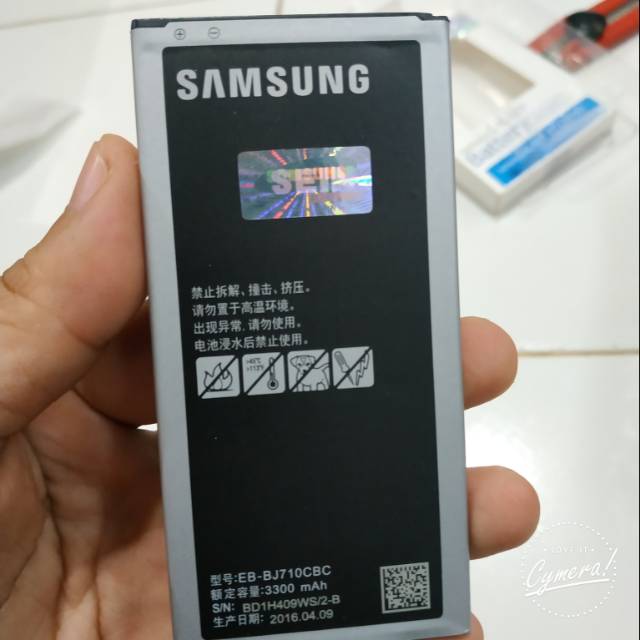 BATRE BATERAI BATTERY SAMSUNG GALAXY J7 2016 / J710 ORIGINAL 100%