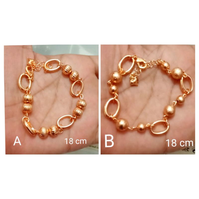 RK112. Gelang tangan xuping wanita lapis emas 18 cm