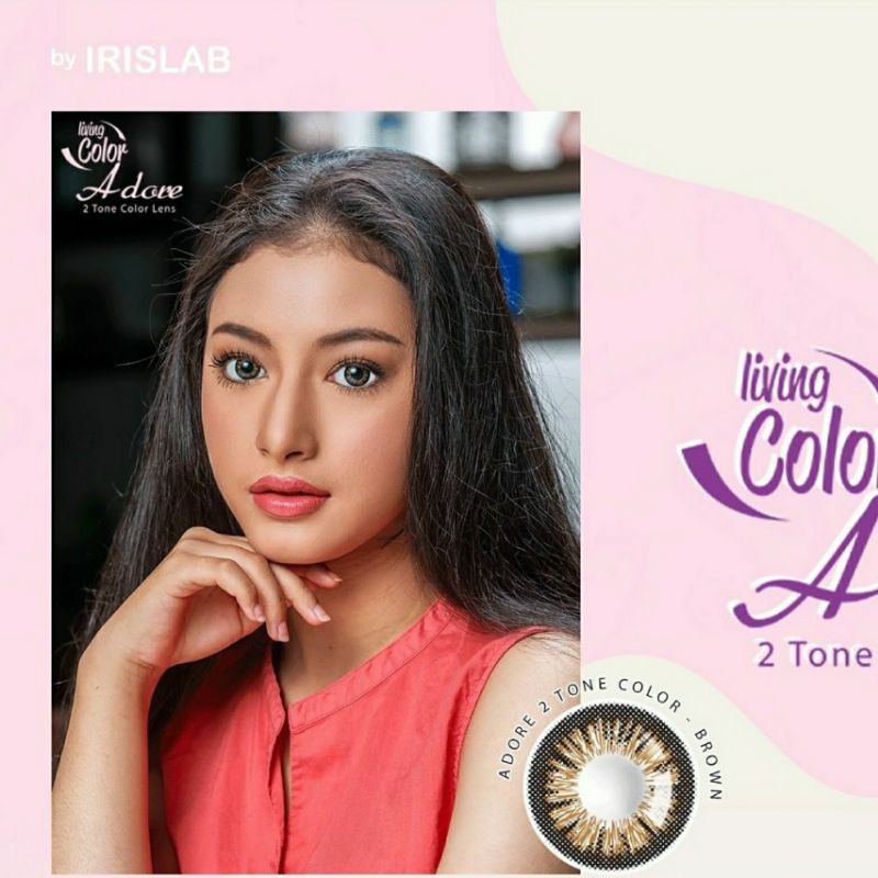 Softlens LIVING COLOR ADORE 14.4 MM by IRISLAB / WARNA