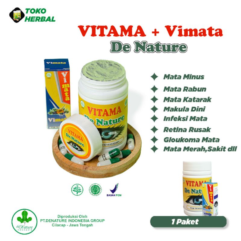 Obat Mata Minus,Katarak,Panda Herbal Vitama Paket Tetes & Minum