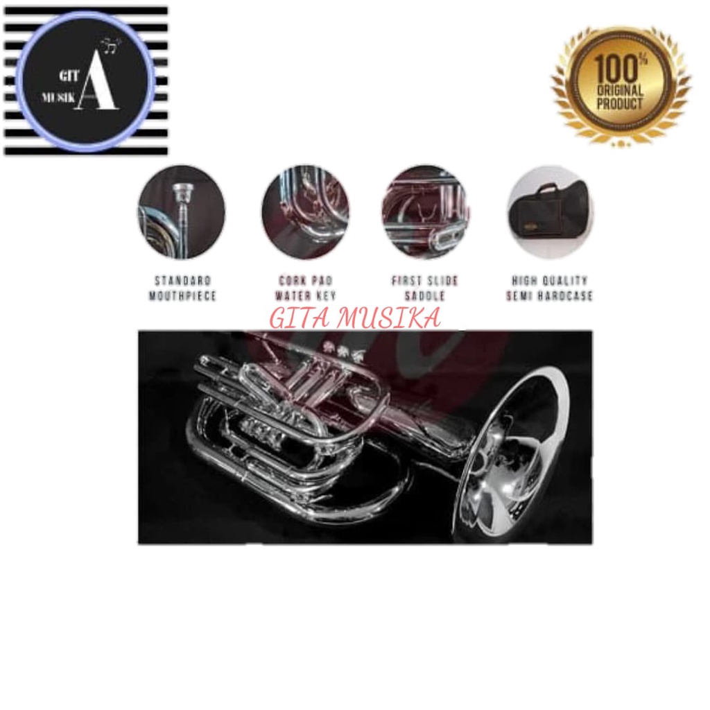 BB MARCHING BARITONE ROYALE RMB 3000 NICKEL/SILVER