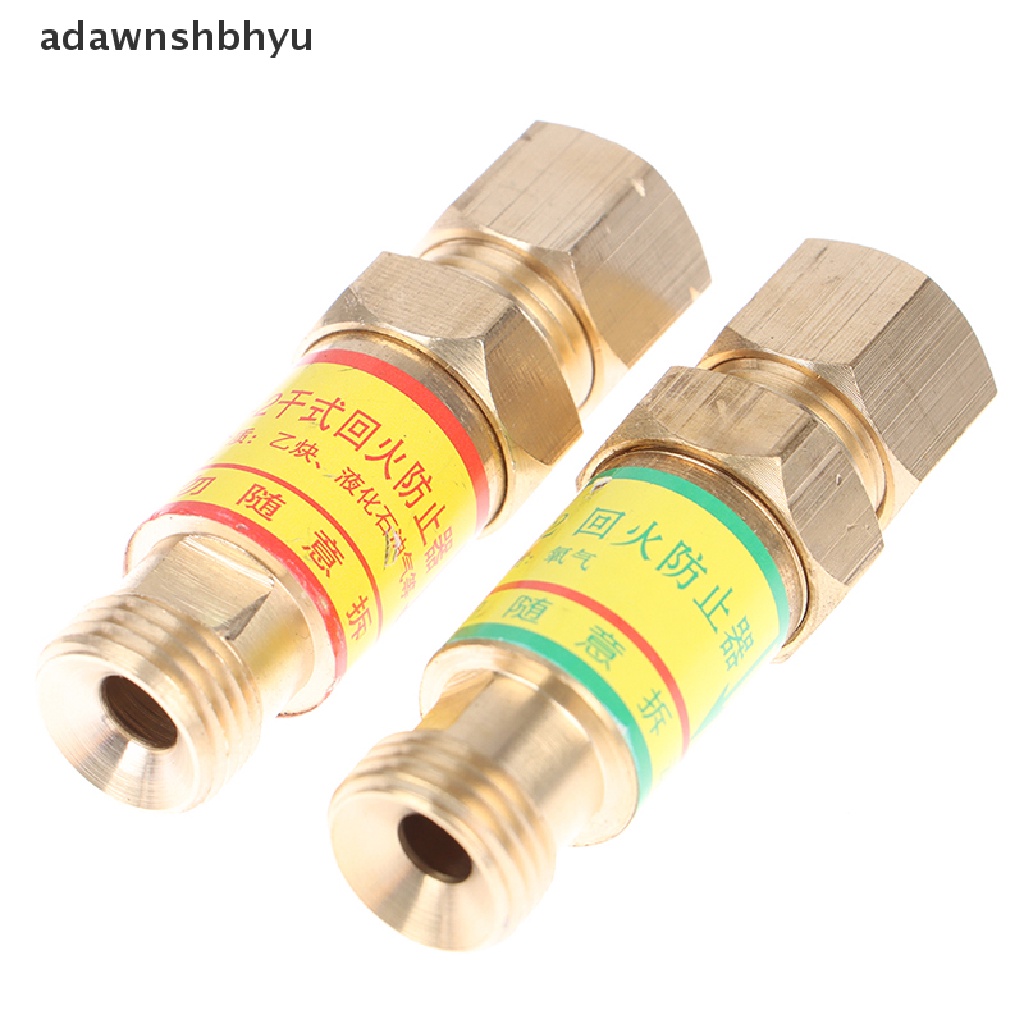 Adawnshbhyu Aksesoris Las Gas Oxygen/Acetylene Check Valve Flashback Arrestor