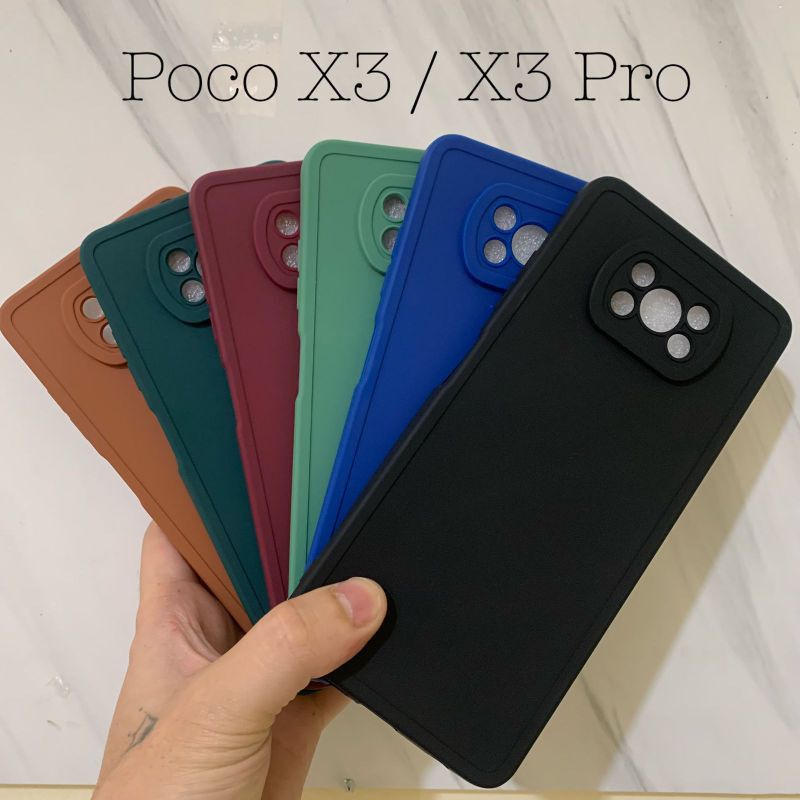 Pro Camera Soft Case Full Cover Matte Case Xiaomi Poco X3 Poco X3 Pro - CA