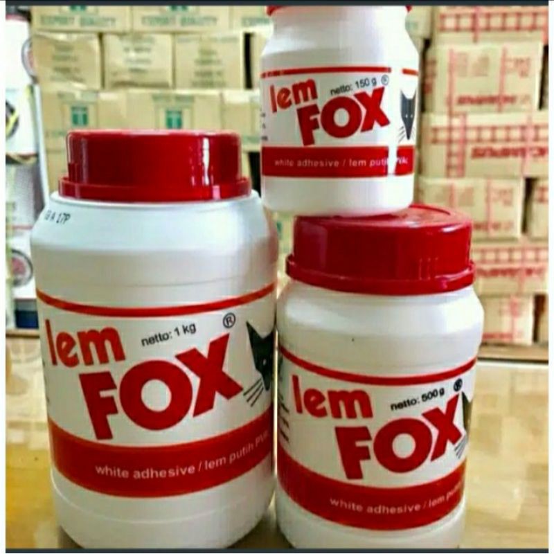 

Lem putih lem fox 500gram