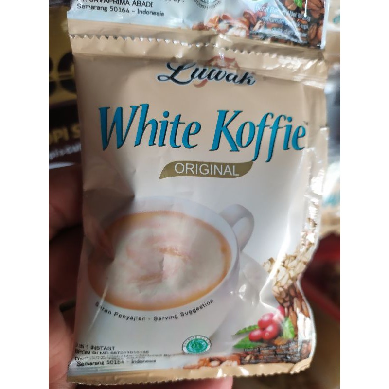 white koffie luwak