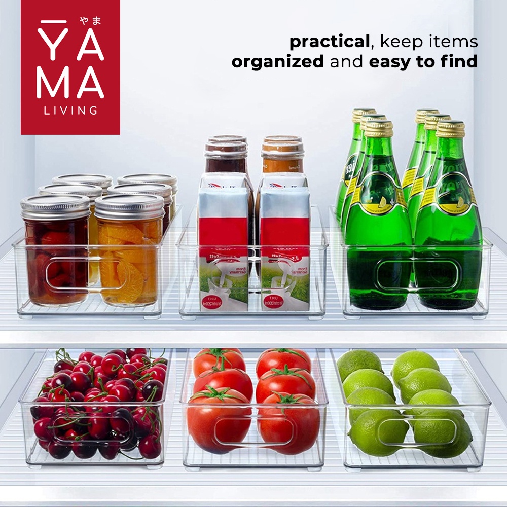 YAMA MARU Food Storage Organizer Kotak Kontainer Penyimpanan Makanan Kulkas Buah Sayur