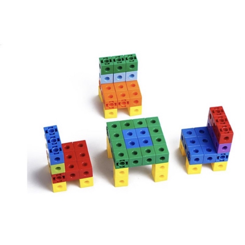 Mainan Edukasi Linking Cubes - Math Link Cube